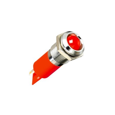 APEM INC Single Color Led, High Efficiency Red, Diffused Q14P1CXXR110E